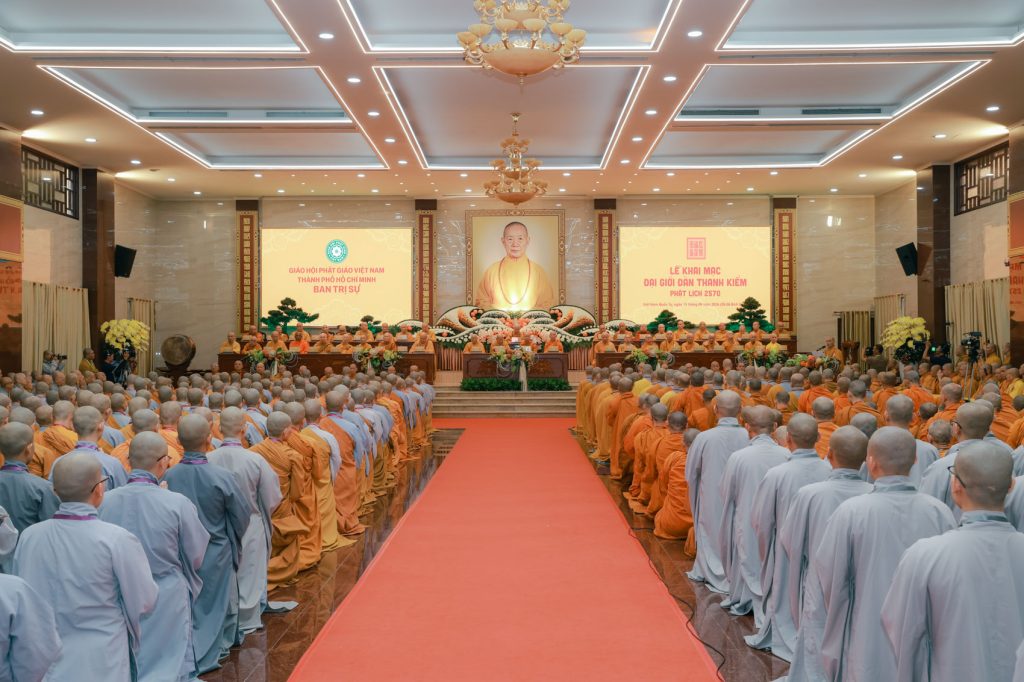 Đại giới đàn Thanh Kiểm PL.2570 chính thức khai mạc tại Việt Nam Quốc Tự