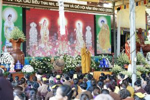 Hà Nội: Chùa Tân Hải tổ chức Pháp hội cầu siêu vong linh thai nhi sản nạn nhân dịp Tết Trung thu năm Bính Ngọ