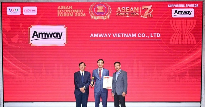 Amway Việt Nam được vinh danh tại Diễn đàn Kinh tế ASEAN