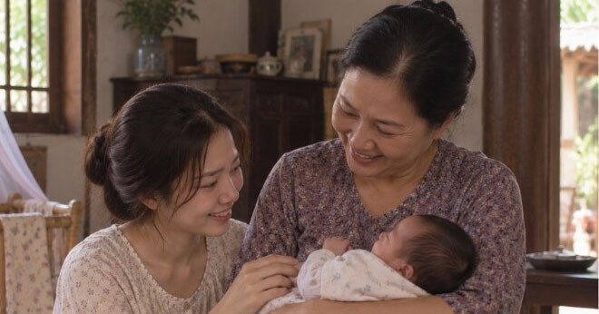 Bên trong hộp bánh dẻo chồng gửi về quê vô tình rơi ra một mảnh giấy, tôi mở ra xem mà lặng người