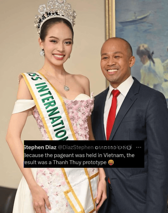 Hoa hậu Thanh Thủy bất ngờ bị nhắc tên sau chung kết Miss World 2026 từ phía Miss International