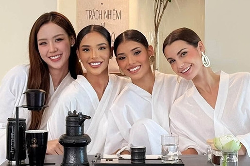 Vì sao hoa hậu Bảo Ngọc liên tục xuất hiện cùng top 3 Miss World sau chung kết?