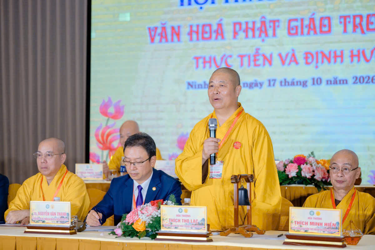 Hòa thượng Thích Thọ Lạc: Chuyển đổi số văn hóa Phật giáo phải gắn với gìn giữ bản sắc và phẩm hạnh người tu