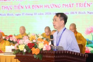 GS.TS. Nguyễn Văn Minh: Con người là trung tâm, công nghệ là phương tiện trong phát triển văn hóa Phật giáo