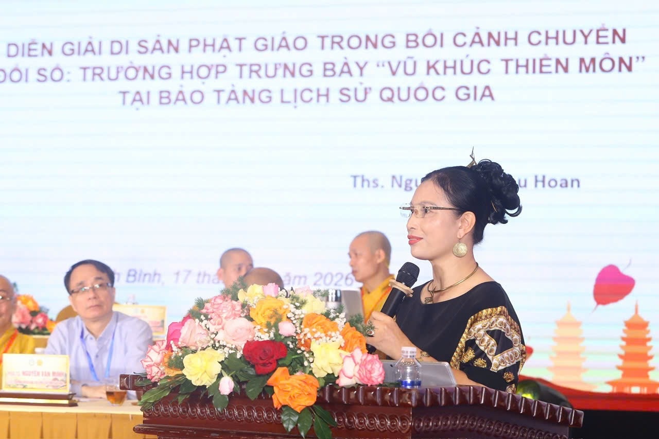 Thạc sĩ Nguyễn Thị Như Hoa: Công nghệ số góp phần tái hiện những lớp giá trị của di sản Phật giáo