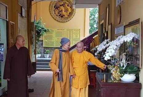 Hình ảnh đáng nhớ của Trưởng lão Hòa thượng Thích Từ Thông và Trưởng lão Hòa thượng Thích Viên Giác
