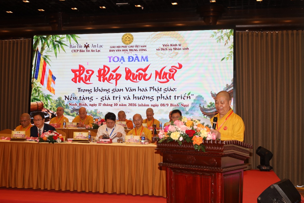 Hòa thượng Thích Thọ Lạc: Thư pháp Quốc ngữ – Từ nghệ thuật chữ viết đến lan tỏa giá trị từ bi và trí tuệ Phật giáo