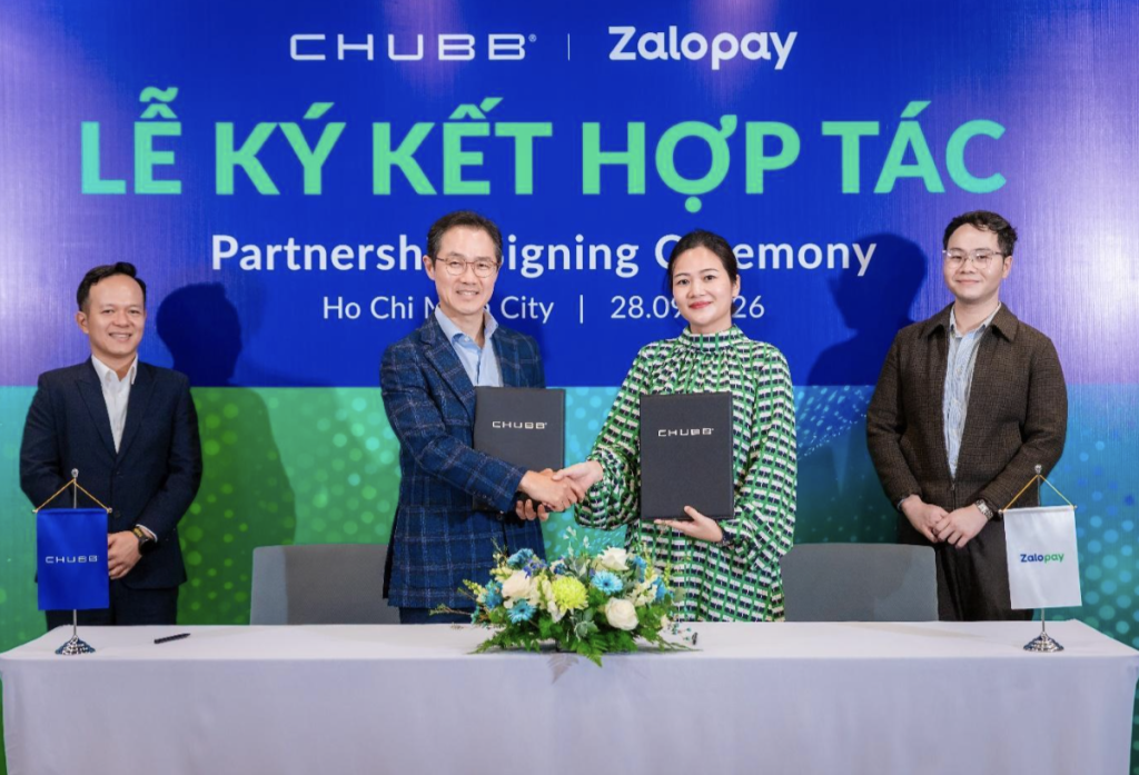 Chubb Life Việt Nam bắt tay Zalopay đẩy mạnh kênh phân phối bảo hiểm số