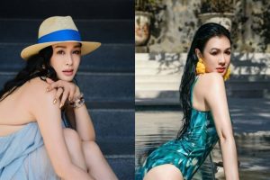 Hoa hậu gốc Việt U60 giữ vẻ trẻ đẹp như 30, khao khát sinh con lần 4 cho chồng kém 12 tuổi