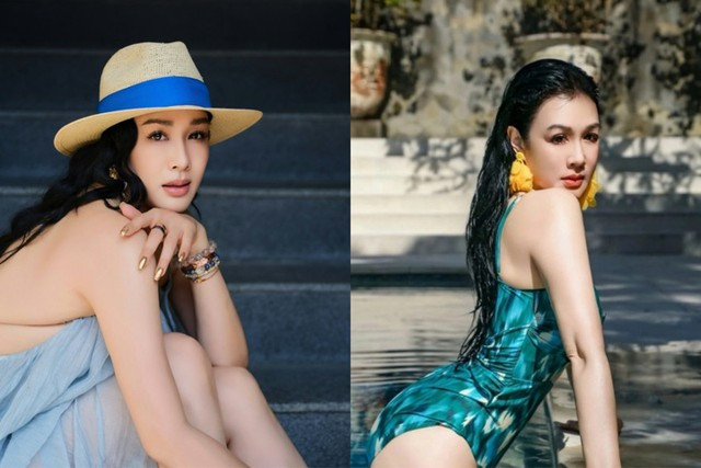 Hoa hậu gốc Việt U60 giữ vẻ trẻ đẹp như 30, khao khát sinh con lần 4 cho chồng kém 12 tuổi
