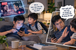 Nghiện phim ngắn AI, con vừa mở lời bố đã xua tay &amp;apos;nói nhanh lên&amp;apos;