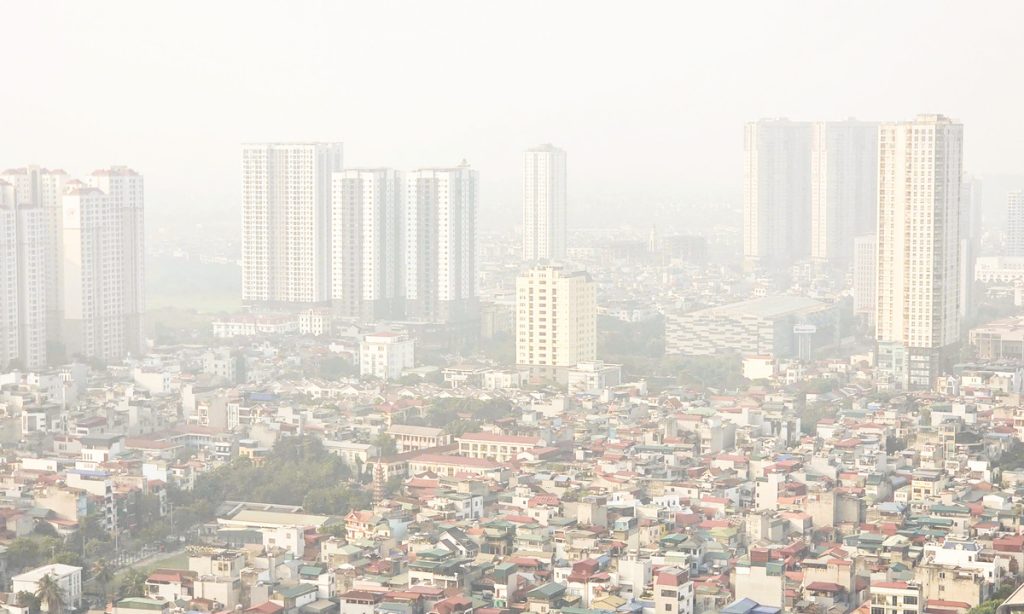 Nhiều khu vực Hà Nội ô nhiễm không khí ở mức rất xấu缩略图 Nhiều khu vực Hà Nội ô nhiễm không khí ở mức rất xấu