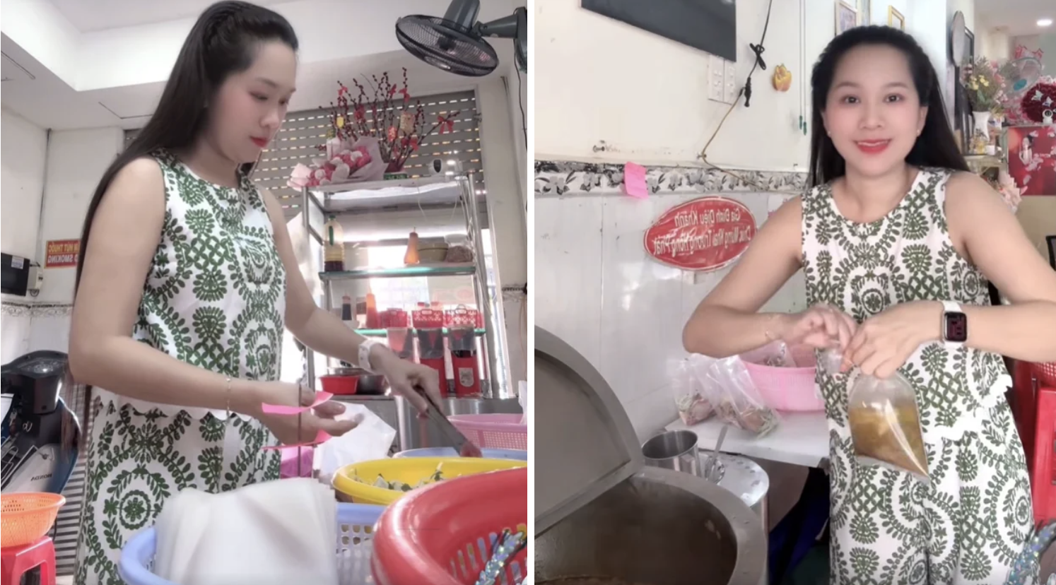 Ở tuổi 63, em gái cố NSƯT Vũ Linh mở quán bún bò mưu sinh cùng con gái