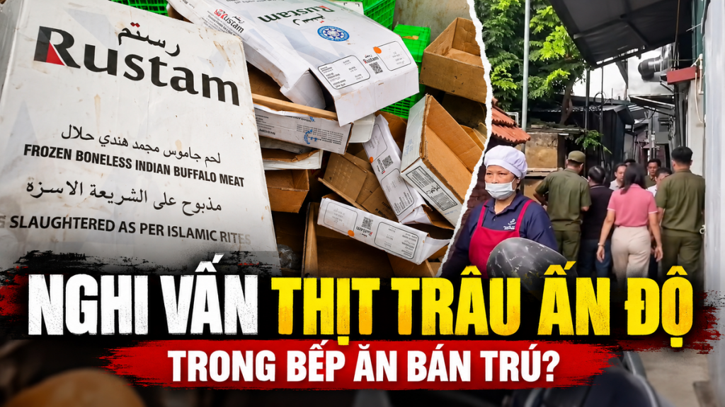 Phát hiện bao bì thịt trâu Ấn Độ, phụ huynh xuyên đêm canh kho yêu cầu kiểm tra